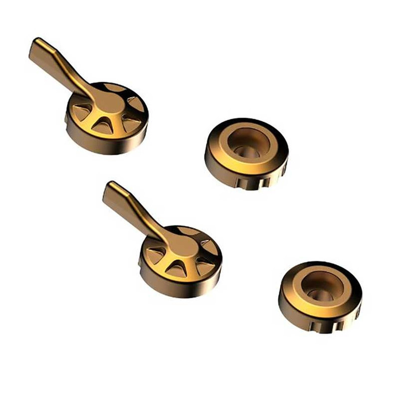 Evotech kit réglage levier frein et embayage or