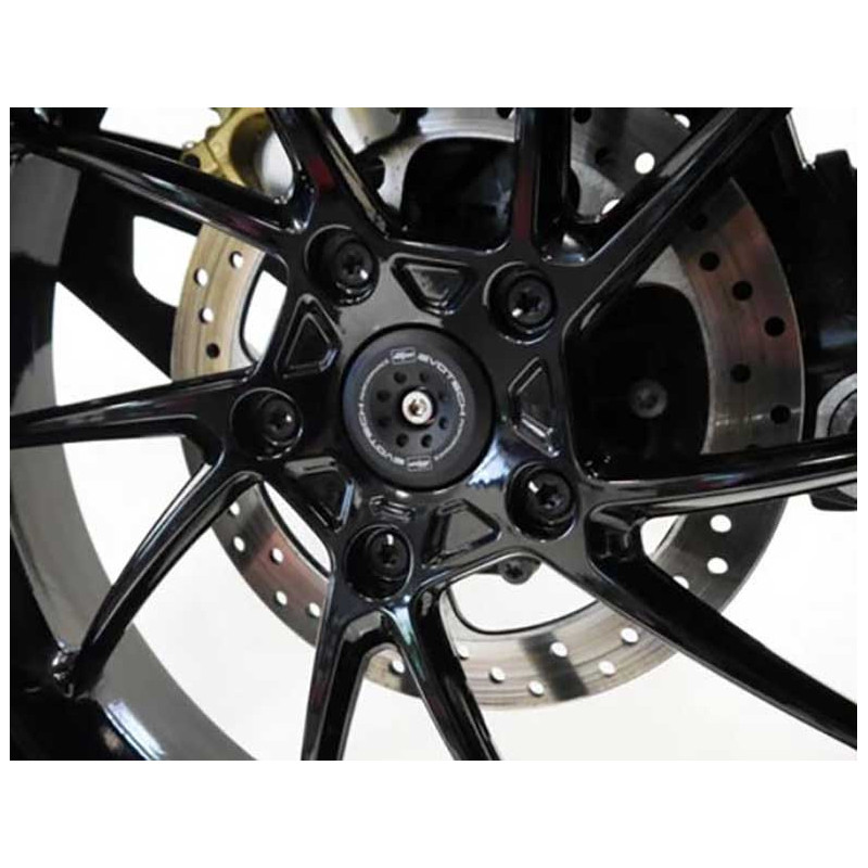 EVOTECH KIT ROULETTES PROTECTION DE ROUE   - BMW R NINET (2017+)