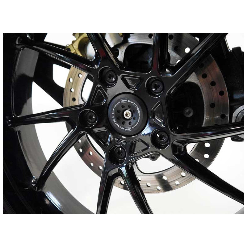 EVOTECH KIT ROULETTES PROTECTION DE ROUE   - BMW R NINET (2017+)