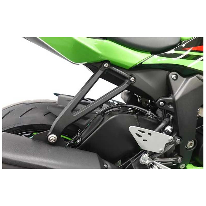 Evotech kit supports de reposes pieds passager - Kawasaki Ninja ZX-4R SE (2023+)