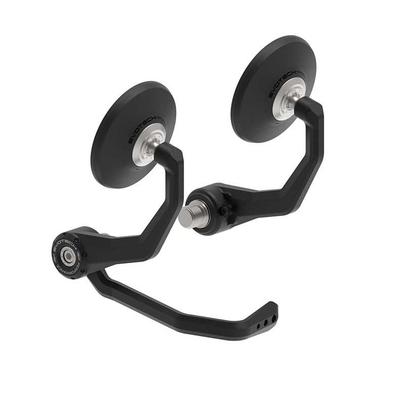 Evotech paire rétroviseurs embouts de guidon et protection levier de frein - Mot