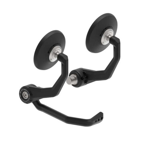 Evotech paire rétroviseurs embouts de guidon et protection levier de frein - Mot