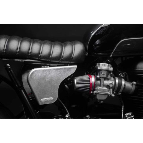 FLANCS BULDGE SILVER TRIUMPH BONNEVILLE/SCRAMBLER/THRUXTON