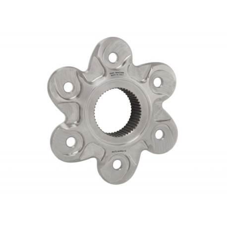 FLASQUE PORTE COURONNE TITANE 6 TROUS