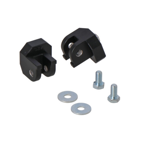 Kit de montage pour repose-pieds ION Noir. Royal Enfield Himalayan 450 / Rally.