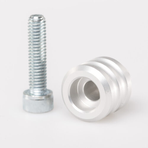 Extension de sélecteur de vitesse 15 mm d'extension. Aluminium. Gris. Universel.