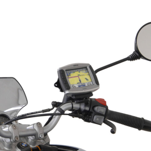 Kit boule 1 pouces support rétroviseur Kit de fixation M8/M10 sur rétroviseur. Noir.