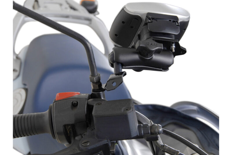 Kit boule 1 pouces support rétroviseur Kit de fixation M8/M10 sur rétroviseur. Noir.