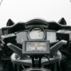 Support GPS pour guidon Noir. Yamaha FJR 1300 (04-).