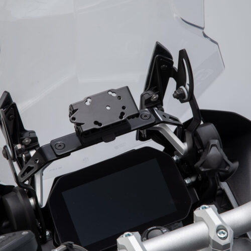 Support GPS pour cockpit Noir. BMW R 1200 GS (12-18), R 1250 GS (18-).