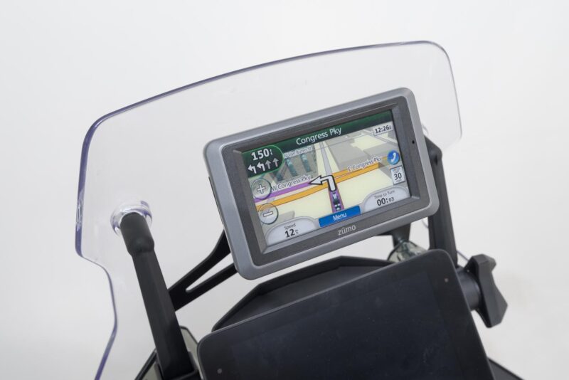 GPS mount for cockpit Noir. CFMoto 800MT (21-).