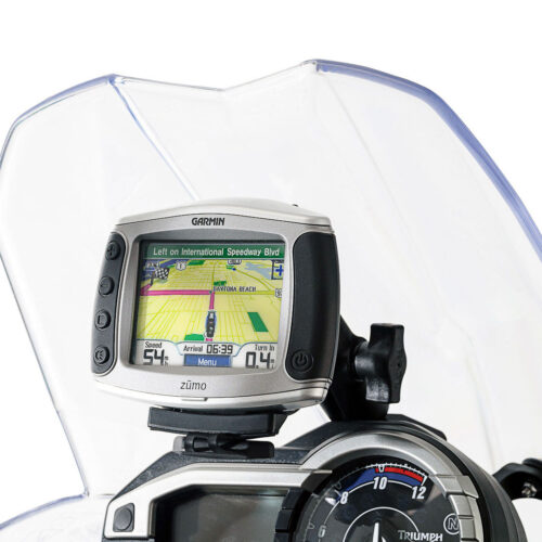 Support GPS pour cockpit Noir. Triumph Tiger 800/800 XC, XR (10-17).