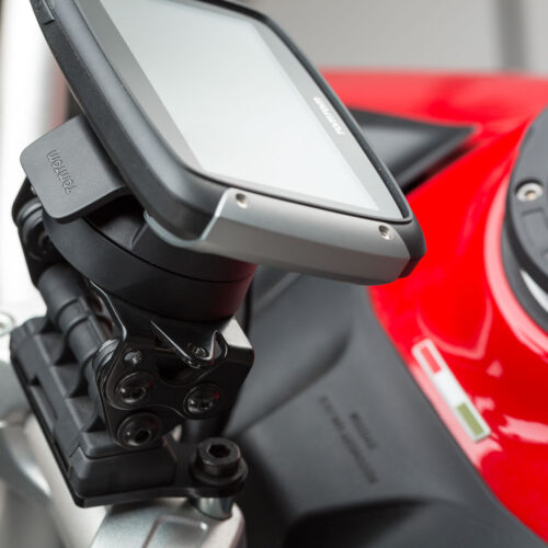 Support GPS pour guidon Noir. Ducati Multistrada 1200/ 950/ 1260/ V2.