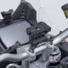 Support GPS sur le guidon Noir. Ducati Multistrada V4 (20-), V2 (24-).