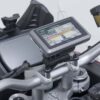 Support GPS sur le guidon Noir. Ducati Multistrada V4 (20-), V2 (24-).