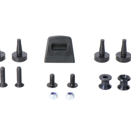 Kit d'adaptation pour porte-bagages ADVENTURE-RACK Pour Givi/Kappa Monokey. Noir.