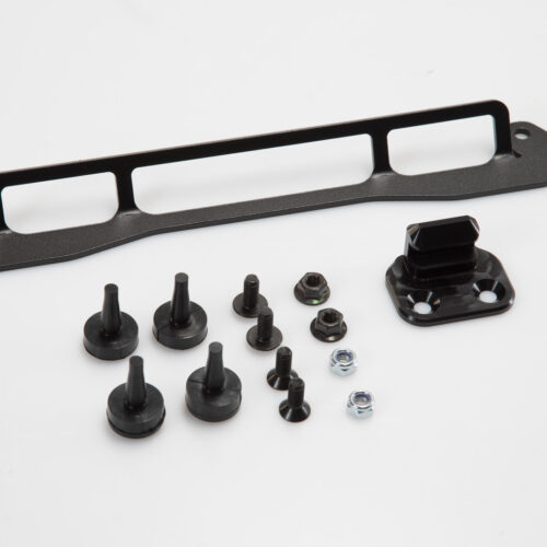 Kit dadaptation pour porte-bagages ADVENTURE-RACK Noir. Pour Shad.