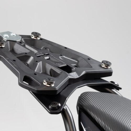 Platine dadaptation pour porte-bagage STREET-RACK Pour TRAX topcase ADV/ION/EVO. Noir.