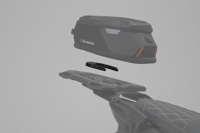 Anneau de rés. PRO porte-bagages STREET-RACK Noir. Pour sac. de rés. PRO. Sans platine d'adapt.