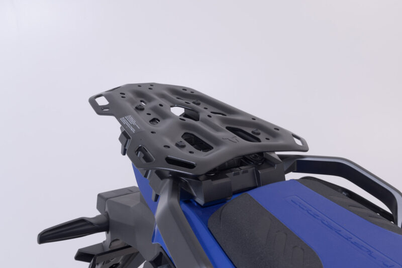 Porte-bagages ADVENTURE-RACK Noir. Suzuki V Strom 650/1000/1050.