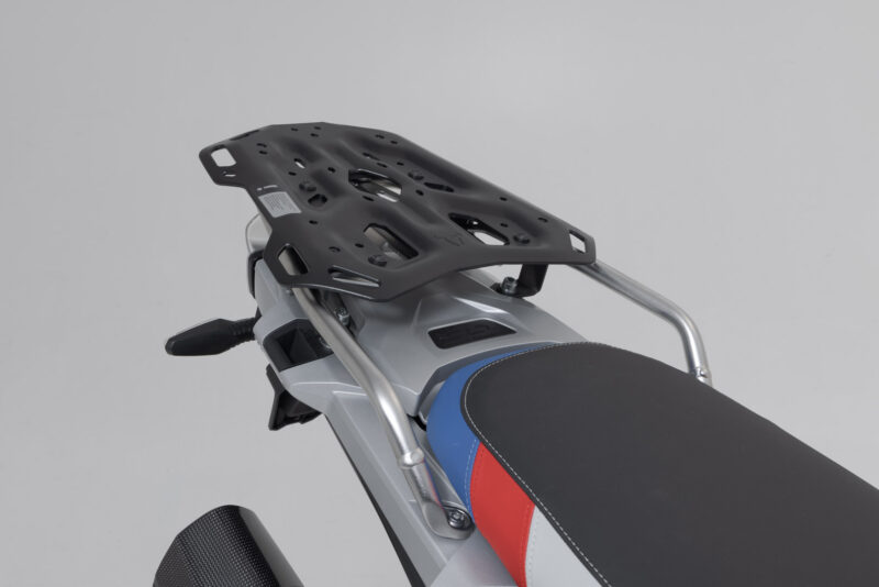 Porte-bagages ADVENTURE-RACK Noir. BMW R 1250 GS / Adv (21-) avec selle Rallye.