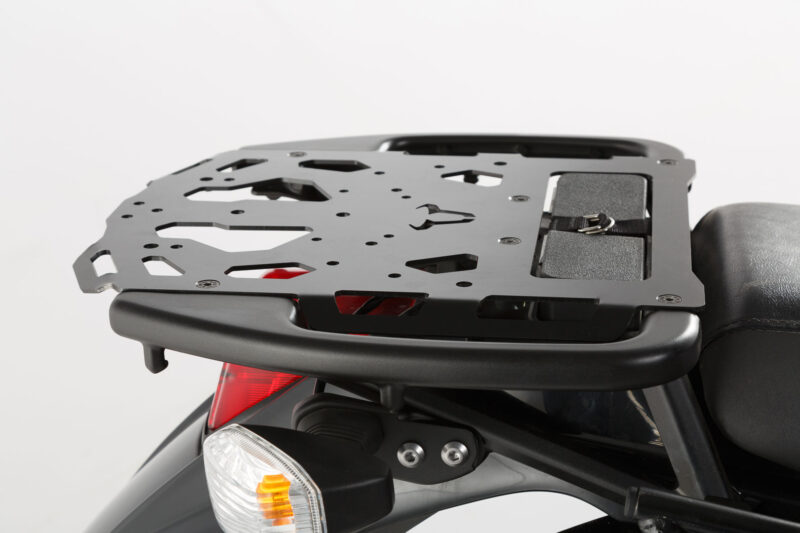 Porte-bagages STEEL-RACK Noir. Kawasaki KLR 650 (08-18).