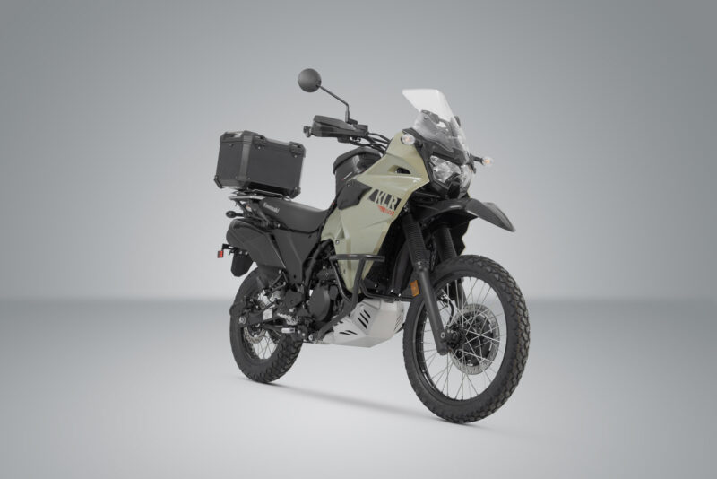Système topcase TRAX ADV Schwarz. Kawasaki KLR 650 (22-).