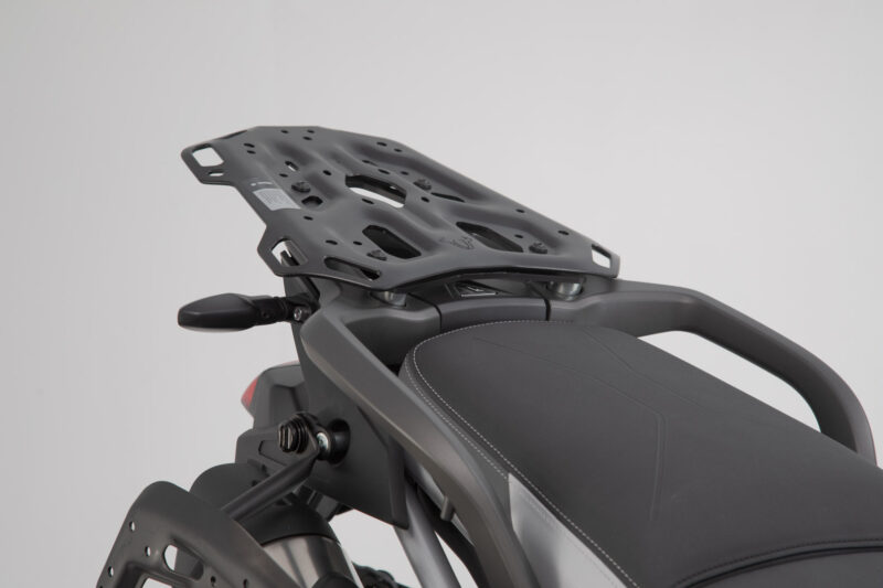 Porte-bagages ADVENTURE-RACK Noir. Triumph Tiger 900 (19-) / 1200 (22-).
