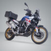 Système de topcase DUSC XL Noir. 55 l. BMW F 750/800/850 GS. Support inoxyd.