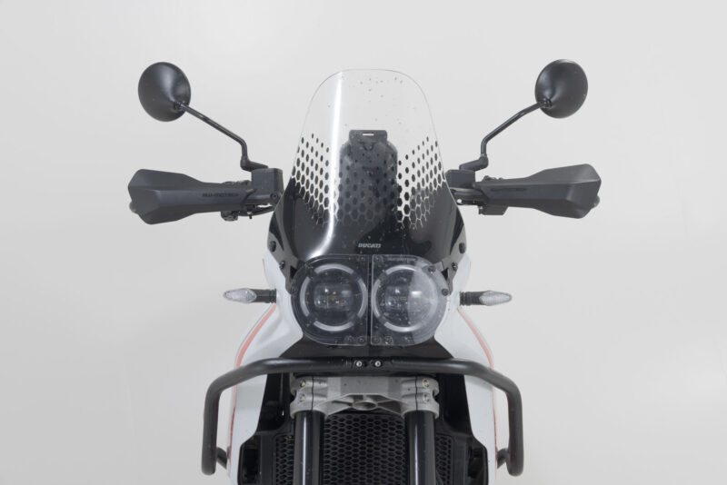 hdg_00_220_21301_b_2_xl Kit protège-mains Sport Noir. Ducati DesertX / Rally, CFMoto 800MT-X.