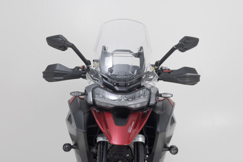 Kit protège-mains Adventure Noir. Modèles Triumph Tiger 1200GT / Rally.