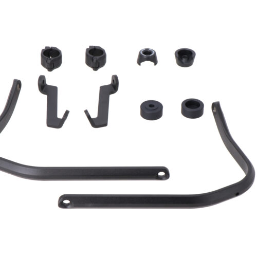 Kit de montage des protège-mains Noir. Modèles Ducati / KTM.