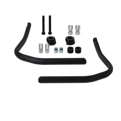 Kit de montage des protège-mains Noir. Pour guidon creux. De 22 mm à 1 pouce.