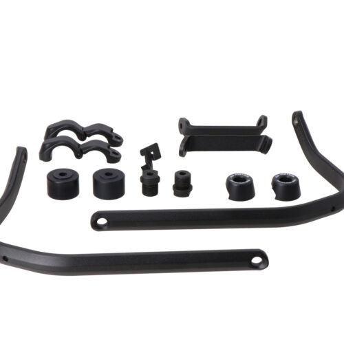 Kit de montage des protège-mains Noir. Honda CRF1000L/AS, CRF1100L/AS, X-ADV.