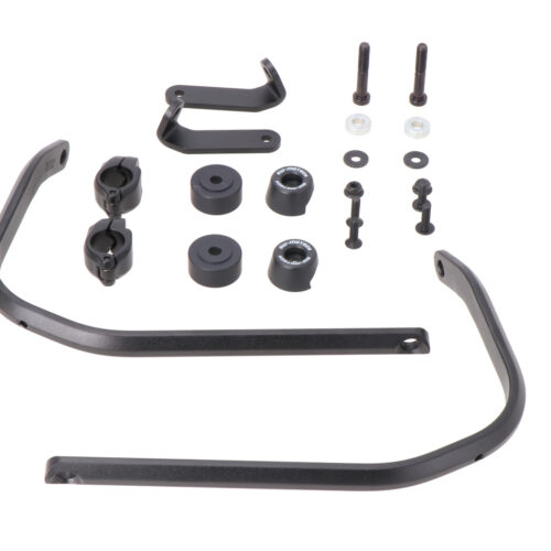 Kit de montage des protège-mains Noir. Kawasaki Versys 650 (07-21).