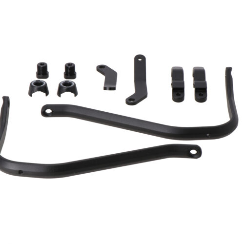 Kit de montage des protège-mains Noir. Moto Guzzi V85 TT (19-) / Travel (19-).