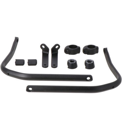 Kit de montage des protège-mains Noir. Aprilia Tuareg 660 (21-24).
