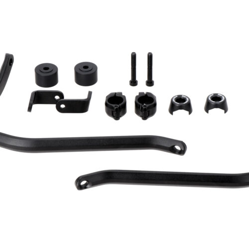Kit de montage pour protège-mains Noir. Kawasaki Eliminator 500 (23-).