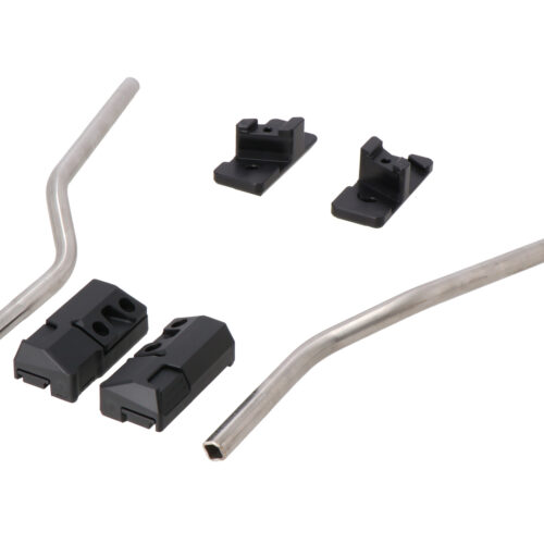 Barre décartement pour sacoche BLAZE Schwarz. Triumph Street Triple 765 (19-).