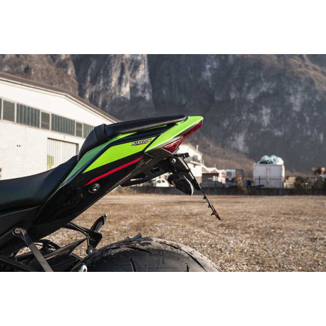 KAWASAKI ZX10R SUPPORT DE PLAQUE REGLABLE