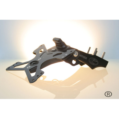 KAWASAKI ZX10R/ZX6R/ZX636R SUPPORT DE PLAQUE REGLABLE