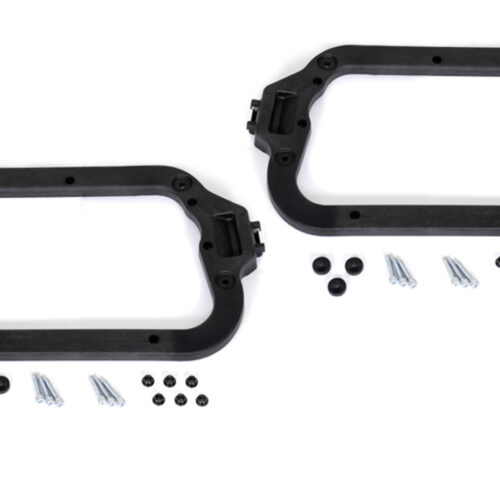 Kit dadaptation sur support de valises EVO Pour 2 valises plastiques Hepco & Becker.