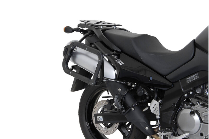 Kit dadaptation sur support de valises EVO Pour 2 valises plastiques Hepco & Becker.