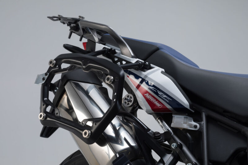 Support latéral PRO - Version off-road Noir. Honda CRF1000L Africa Twin (15-17).