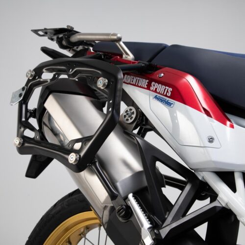 Support latéral PRO - Version off-road Noir. Honda Africa Twin / Adv Sports (18-).