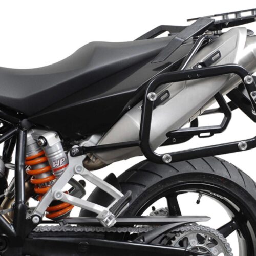 Supports valises EVO Noir. KTM 990 SM / SM-T / SM-R / 950 SM