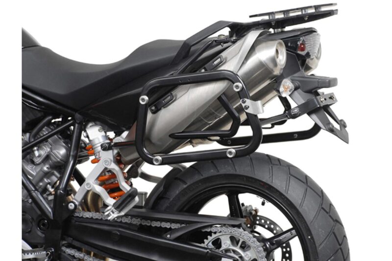 Supports valises EVO Noir. KTM 990 SM / SM-T / SM-R / 950 SM