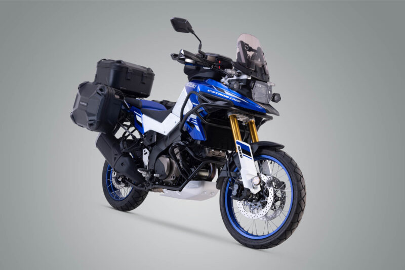 Kit Aventure DUSC avec topcase L Noir. Suzuki V-Strom 1050DE (21-).