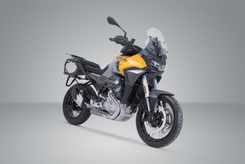 Système de valises rigides DUSC Noir. 33/33 l. Moto Guzzi Stelvio (23-).