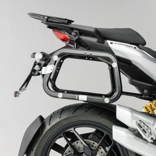 Supports valises EVO Noir. Ducati Multistrada 1200 / S (10-14).